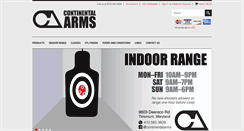 Desktop Screenshot of continentalarms.com